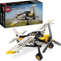 LEGO Technic Buschflugzeug 42198, 333 Teile Bauset, Drehbarem Propeller, Verstellbare Querruder, 8+ Jahre