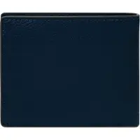 Fossil Geldbörse Anderson Large Coin Pocket Bifold Midnight Navy dunkelblau