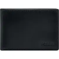 Fossil Kartenetui Derrick Front Pocket Wallet Black schwarz