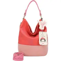 Fritzi aus Preußen Schultertasche Umhängetasche Fritzi x Frida Kahlo Izzy07 Limited Kolibri Canvas Hobo Bag Grapefruit orange