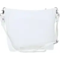 Mandarina Duck Leder Umhängetasche Mellow Leather Crossover Bag Blanc weiß