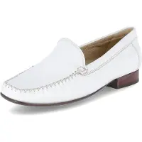 Sioux Slipper CAMPINA Damen Glattleder WeißGröße:61/2