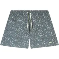Emporio Armani für Herren. EM000583_AF20667 Logo Badeanzug grün (L), Strandbekleidung, Polyester