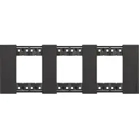 Legrand KA4802M3KG LivingNow Abdeckrahmen 3x2-modulig in der Farbausführung Black