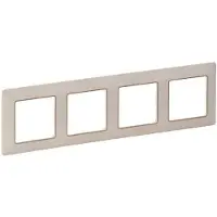 Legrand Vierfach-Rahmen Valena Life - Creme/Gold