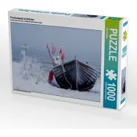 CALVENDO Fischerboot im Schnee 1000 Teile Puzzle quer 640x480mm, Ködder Rico; 7289117