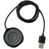 System-S USB 2.0 Ladestation 100 cm Typ A Stecker für Motorola Moto 360 3 Smartwach Kabel