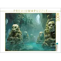 CALVENDO Puzzle: Ruinen verlorener Zivilisationen | 1000 Teile, fertige Größe: 64 x 48 cm | Fotopuzzle für entspannte Stunden
