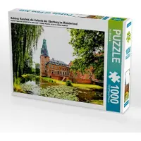 CALVENDO Schloss Raesfeld, die Hofseite der Oberburg im Münsterland 1000 Teile Puzzle quer 640x480mm, Michalzik Paul; 7387977