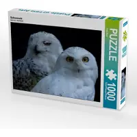 CALVENDO Schneeeule 1000 Teile Puzzle quer 640x480mm, Klatt Arno; 7292633