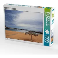CALVENDO Gelber Strand in Machico 1000 Teile Puzzle quer 640x480mm, Thoermer Val; 7351861