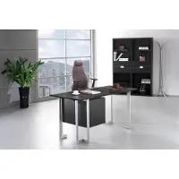 Xl Moebel Gmbh Moderner Schreibtisch aus MDF und PVC in elegantem Farbton