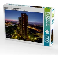 CALVENDO Wohntürme an der Neckarpromenade 1000 Teile Puzzle quer 640x480mm, Tortora Alessandro; 7442190