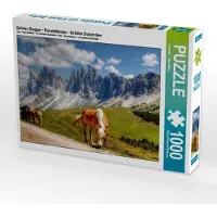 CALVENDO Geisler Gruppe - Raschötzalpe - Gröden Dolomiten 1000 Teile Puzzle quer 640x480mm, ; 7356088