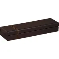 Rhodia Rhodiarama Stiftebox aus Kunstleder, 21x5,5x3cm - Schwarz 118876C