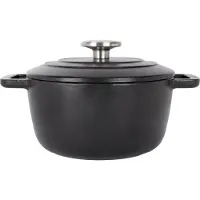 Cosy & Trendy Bräter Fontestic Gusseisen Schwarz Ø 20 cm / 2,7 Liter - Emailliert