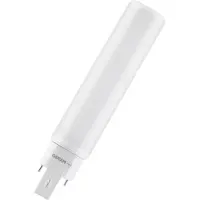 Osram LED-Stablampe DULUX D/E26 HF & AC MAINS, einseitig gesockelt, Kunststoff, Frosted, 10 W (ex 26 W), 1100 lm