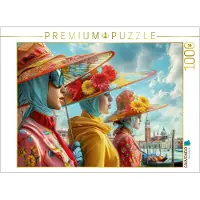 CALVENDO Puzzle: Surrealistische Theaterkulissen im venezianischen Stil | 1000 Teile, fertige Größe: 64 x 48 cm | Fotopuzzle für entspannte Stunden