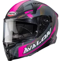Caberg Avalon X Optic Helm, schwarz matt/pink, XS (53/54)