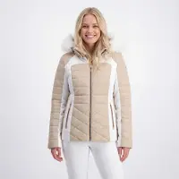 Luhta Jacke Beta L8 Weiß/Braun Braun XXL