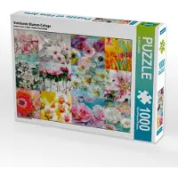 CALVENDO Verträumte Blumen-Collage 1000 Teile Puzzle quer 640x480mm, GADEH ALAYA; 7369173