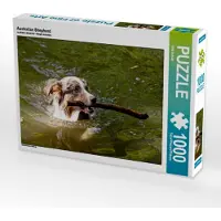CALVENDO Australian Shepherd 1000 Teile Puzzle quer 640x480mm, Schulz Elke; 7450784