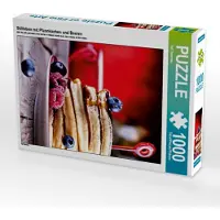 CALVENDO Stillleben mit Pfannkuchen und Beeren 1000 Teile Puzzle hoch 480x640mm, Thoermer Val; 7351871