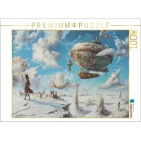 CALVENDO Puzzle: Steampunk-Luftschiffe | 1000 Teile, fertige Größe: 64 x 48 cm | Fotopuzzle für entspannte Stunden