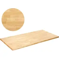 StarTech.com Massivholz Tischplatte - 119,9 x 74,9 x 3,8 cm - rechteckige Ahorn-Schreibtischplatte - hochwertige Holzplatte für Möbel
