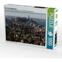 CALVENDO New York Stadtübersicht 1000 Teile Puzzle quer 640x480mm, Krause Kurt; 7335489