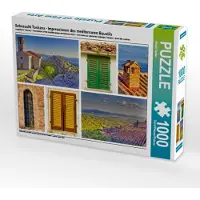 CALVENDO Sehnsucht Toskana - Impressionen des mediterranen Baustils 1000 Teile Puzzle quer 640x480mm, Sattler Stefan; 7405011