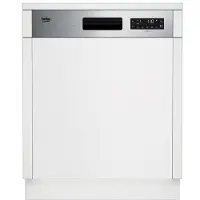 Beko b300 BDSN26440X, Halb integriert, Standardgröße (60 cm), Edelstahl, LCD, 1,5 m, Edelstahl