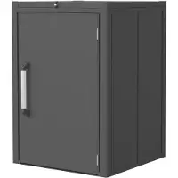 PRIMEYARD 84 x 84 cm Mülltonnenbox, anthrazit - (GFPV01000)