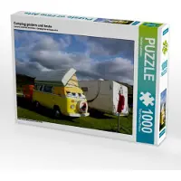 CALVENDO Camping gestern und heute 1000 Teile Puzzle quer 640x480mm, Lehmann Steffani; 7308363