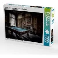 CALVENDO "Billard" - altes, verlassenes Chateau in Frankreich 1000 Teile Puzzle quer 640x480mm, Jerneizig Oliver; 7350476