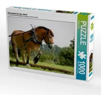 CALVENDO Rückepferd bei der Arbeit 1000 Teile Puzzle quer 640x480mm, Berg Martina; 7380606