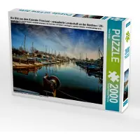 CALVENDO Ein Bild aus dem Kalender Friesland - verzauberte Landschaft an der Nordsee / UK-Version 2000 Teile Puzzle quer 900x670mm, Roder Peter; 7405444