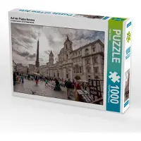 CALVENDO Auf der Piazza Navona 1000 Teile Puzzle quer 640x480mm, Härlein Peter; 7440007