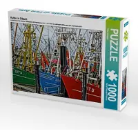 CALVENDO Kutter in Ditzum 1000 Teile Puzzle quer 640x480mm, Hebgen Peter; 7364798