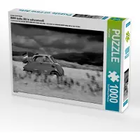 CALVENDO Ein Motiv aus dem Kalender BMW Isetta 300 in schwarzweiß 1000 Teile Puzzle quer 640x480mm, Laue Ingo; 7271516