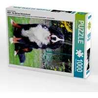 CALVENDO Ein Motiv aus dem Kalender BÄR - Der Berner Sennenhund 1000 Teile Puzzle hoch 480x640mm, Brenner Sonja; 7330108