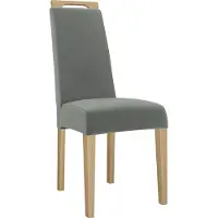 Mirjan 24 Polsterstuhl K79, Esszimmerstuhl aus Buchenholz, 59x45x100 cm, Stuhl (Holzfarbe: Buche, Stofffarbe: Magic Velvet 2217)