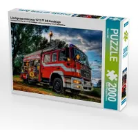 CALVENDO Löschgruppenfahrzeug 16/12 FF BS-Hondelage 2000 Teile Puzzle quer 900x670mm, Will Markus; 7402799