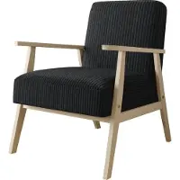 Mirjan 24 Sessel Runoya Cord, Wohnzimmersessel vom Hersteller, Vintage Relaxsessel, Polstersessel (Farbe: Poso 135)