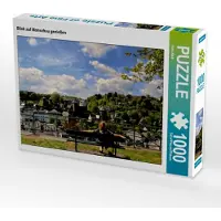 CALVENDO Blick auf Monschau genießen 1000 Teile Puzzle quer 640x480mm, Klatt Arno; 7287048