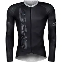 Force Trikot F TEAM PRO lange Ärmel schwarz-grau * Größe: S