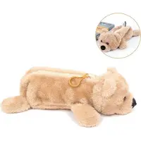 Mc star Kreative kleine Bär Plüsch Cartoon Tier Bleistift Fall niedlichen Kinder Spielzeug Stift Fall, kaffee