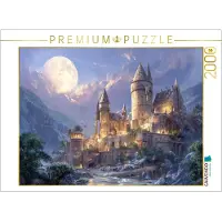 CALVENDO Puzzle, Dunkle Akademie | 2000 Teile, fertige Größe: 90 x 67 cm | Fotopuzzle für entspannte Stunden