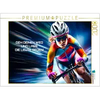 CALVENDO Puzzle. Ein Bild aus dem Kalender "Rennrad und Motivation". | 2000 Teile, fertige Größe: 90 x 67 cm | Fotopuzzle für entspannte Stunden