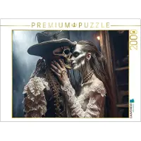 CALVENDO Puzzle "Schwarzer Tod" (Blade) und "Sturmwolke" (Blackheart) | 2000 Teile, fertige Größe: 90 x 67 cm | Fotopuzzle für entspannte Stunden